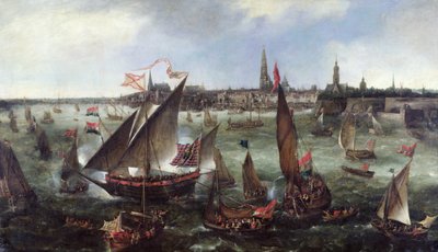 View of the Port of Antwerp during the Celebrations of the Taking of Breda, 1628 by Bonaventura Peeters